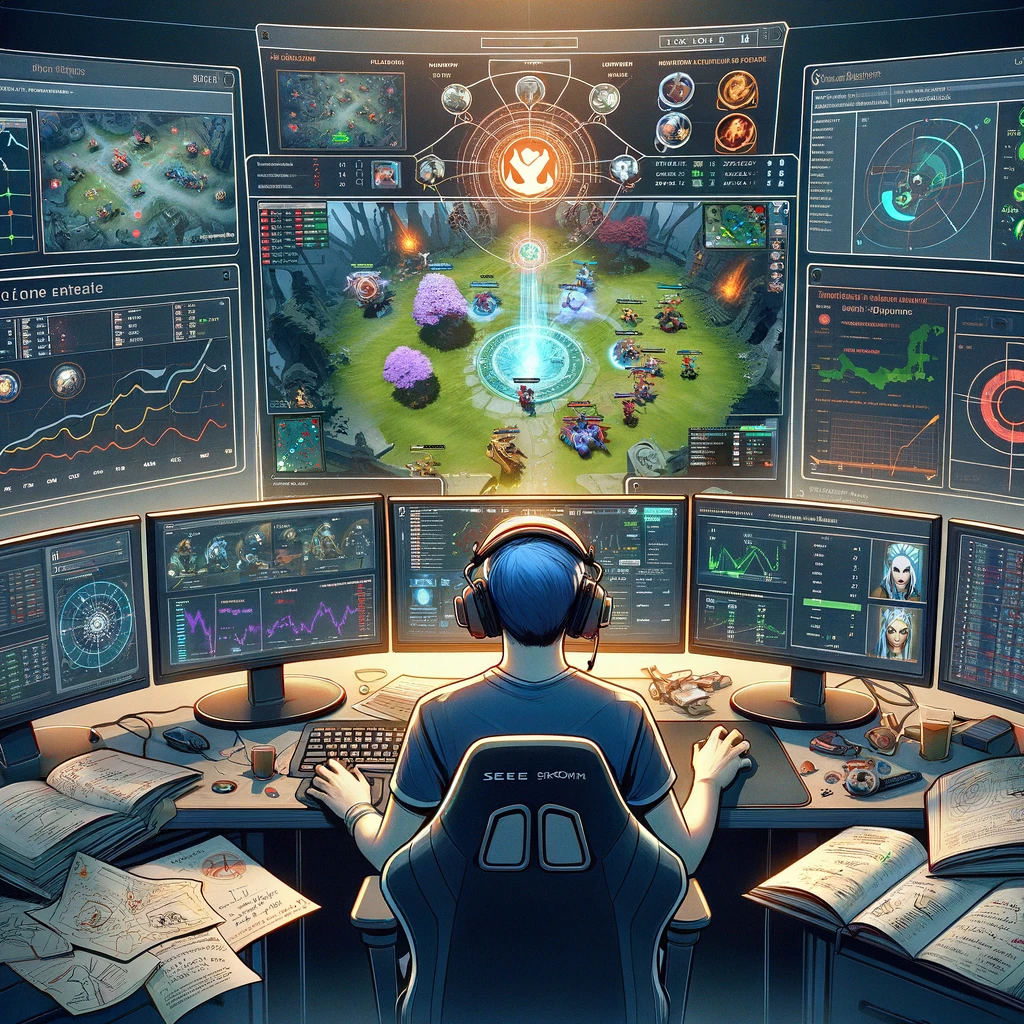 Analyzing Dota 2 gameplay
