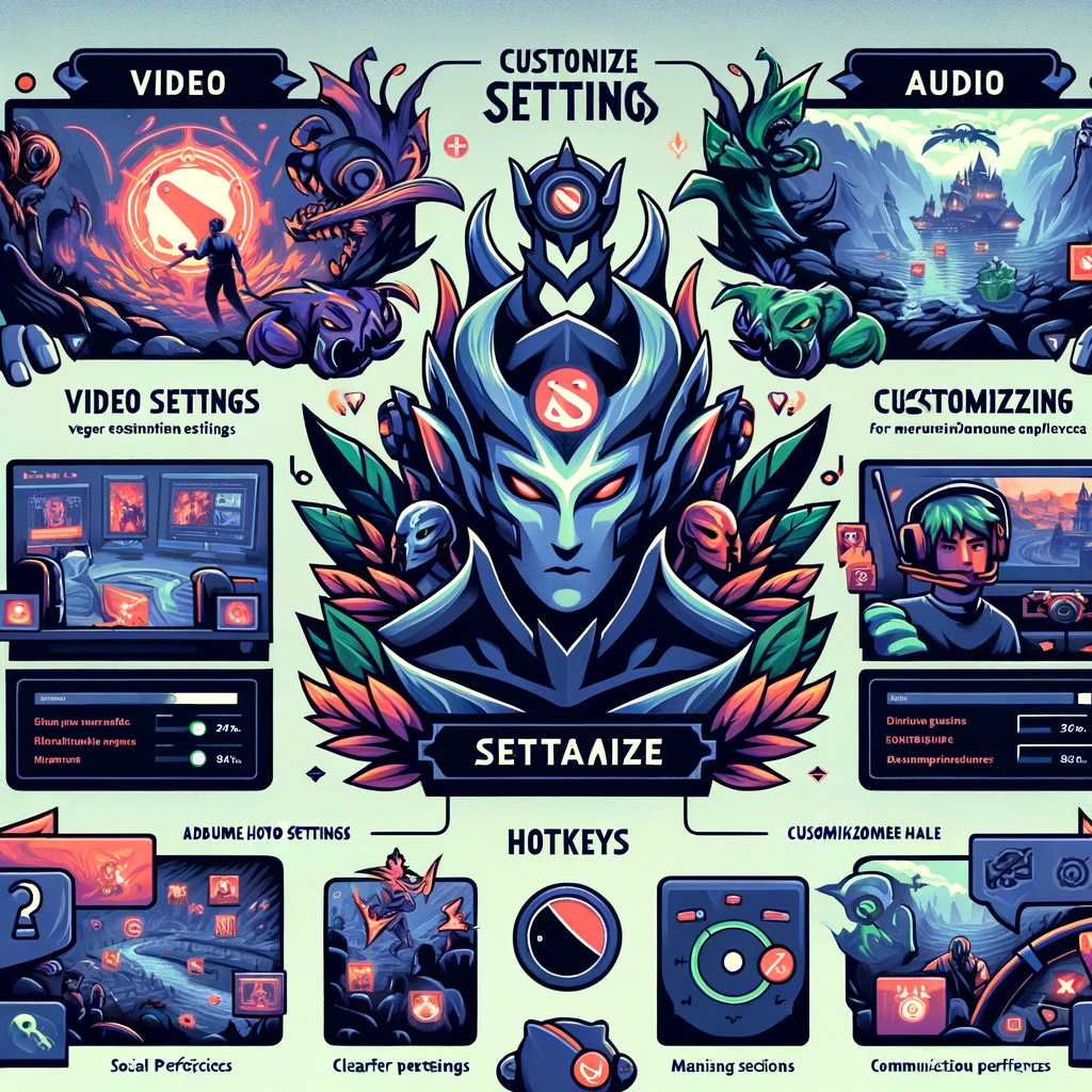 Customizing Dota 2 settings