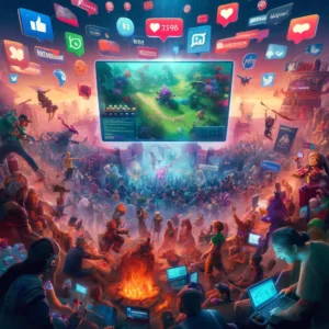 Dota 2 engaging through social media