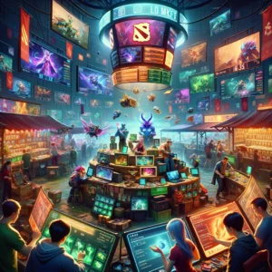 Dota 2 market trading