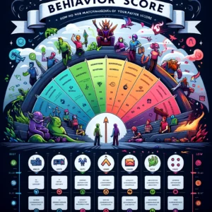 Dota 2 player behavior score