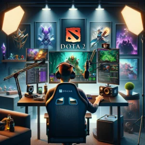 Dota 2 streaming setup