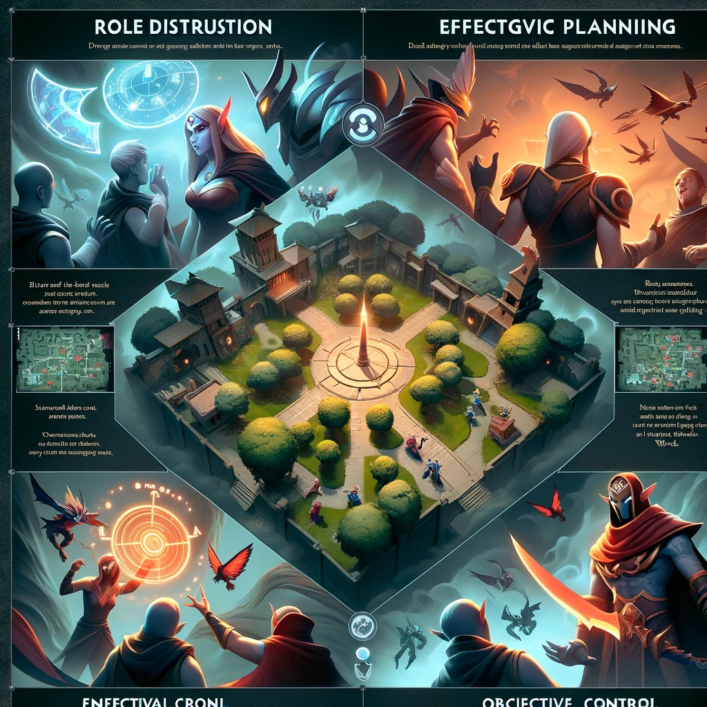 Dota 2 team coordination