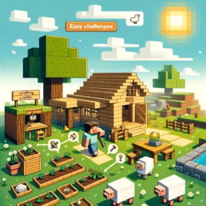 Easy Minecraft challenges