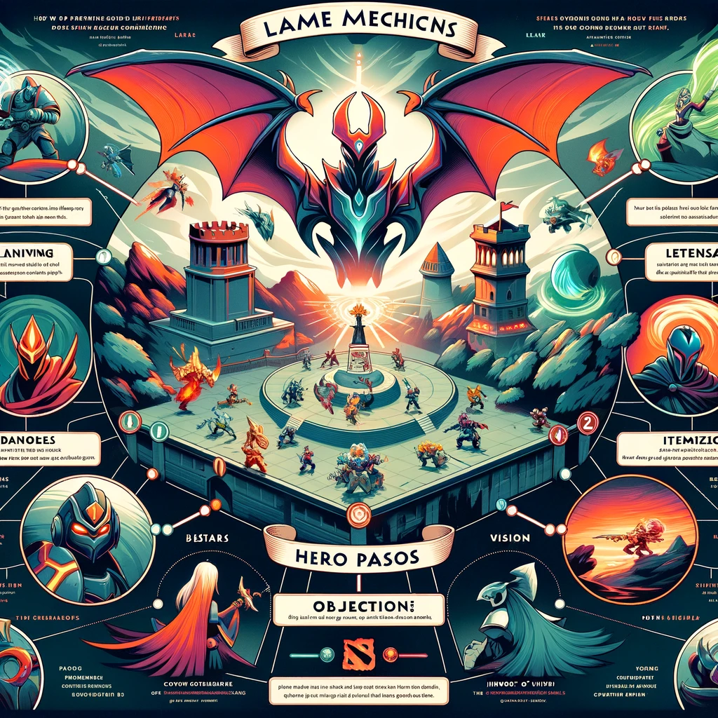 Learning Dota 2 game mechanics