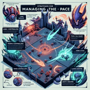 Managing Dota 2 game pace