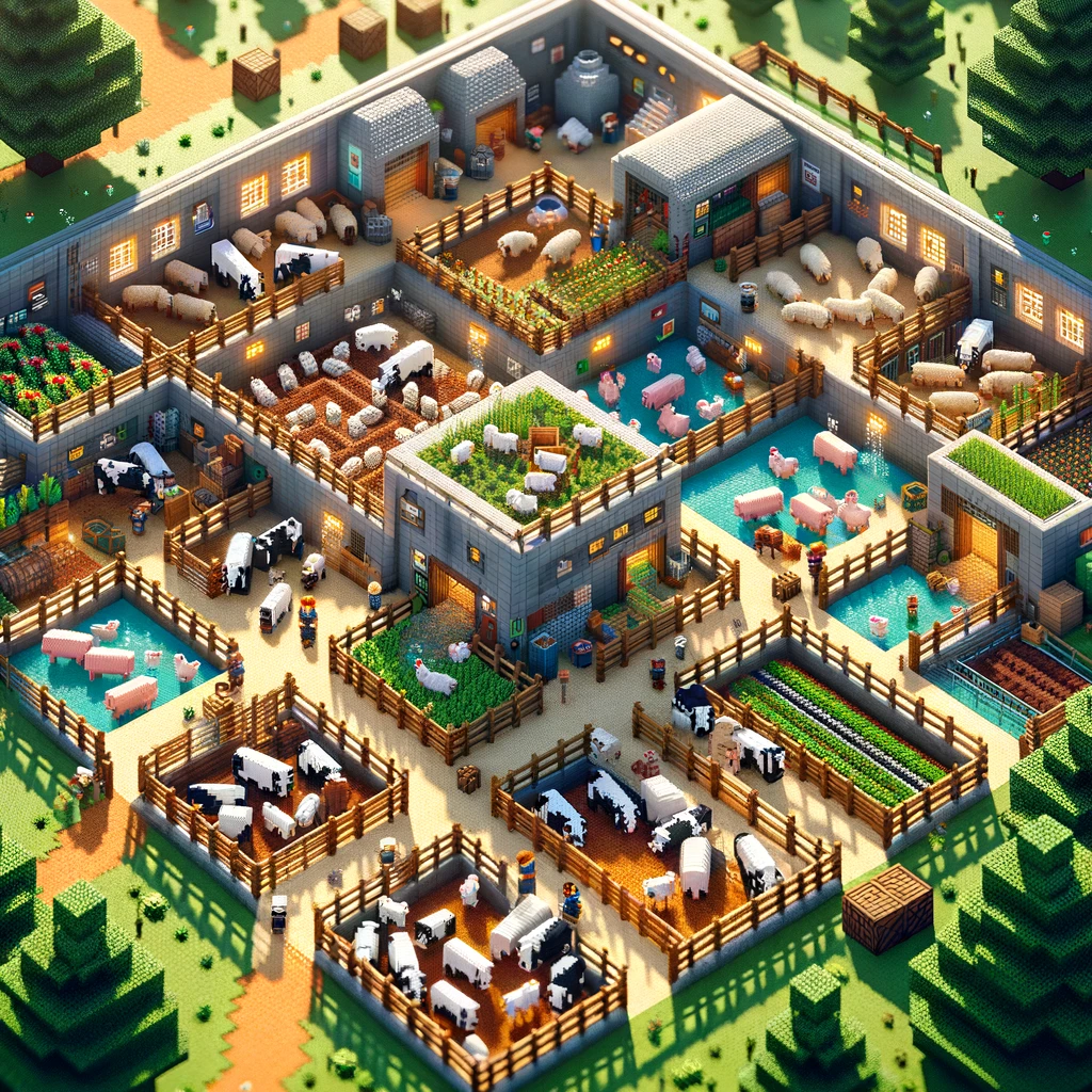 Minecraft animal farms