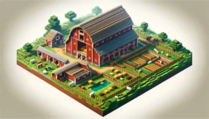 Minecraft barn builds