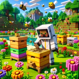 Minecraft beekeeping