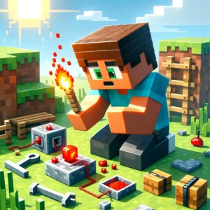 Minecraft beginner redstone