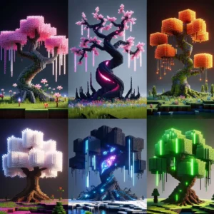 Minecraft custom trees