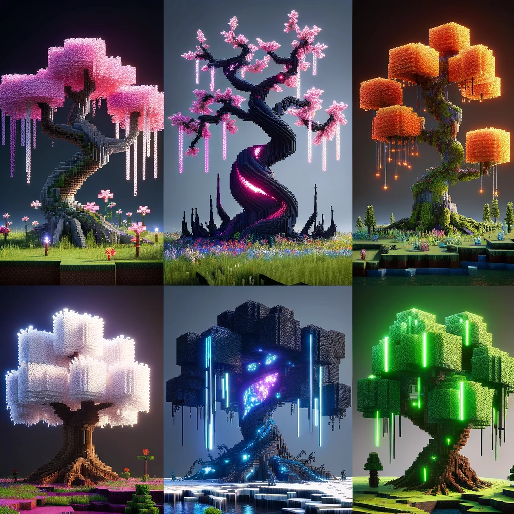Minecraft custom trees