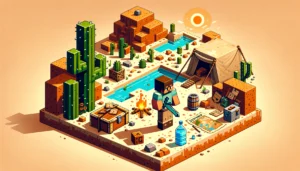 Minecraft desert survival