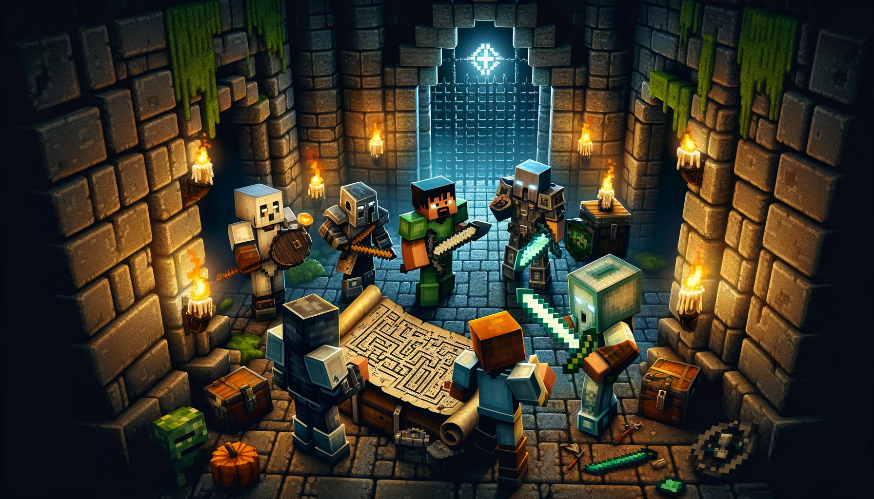Minecraft dungeon tactics