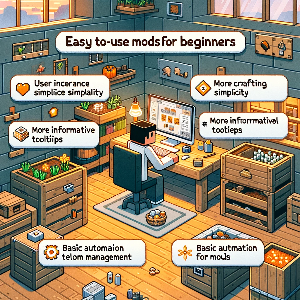 Minecraft easy to use mods
