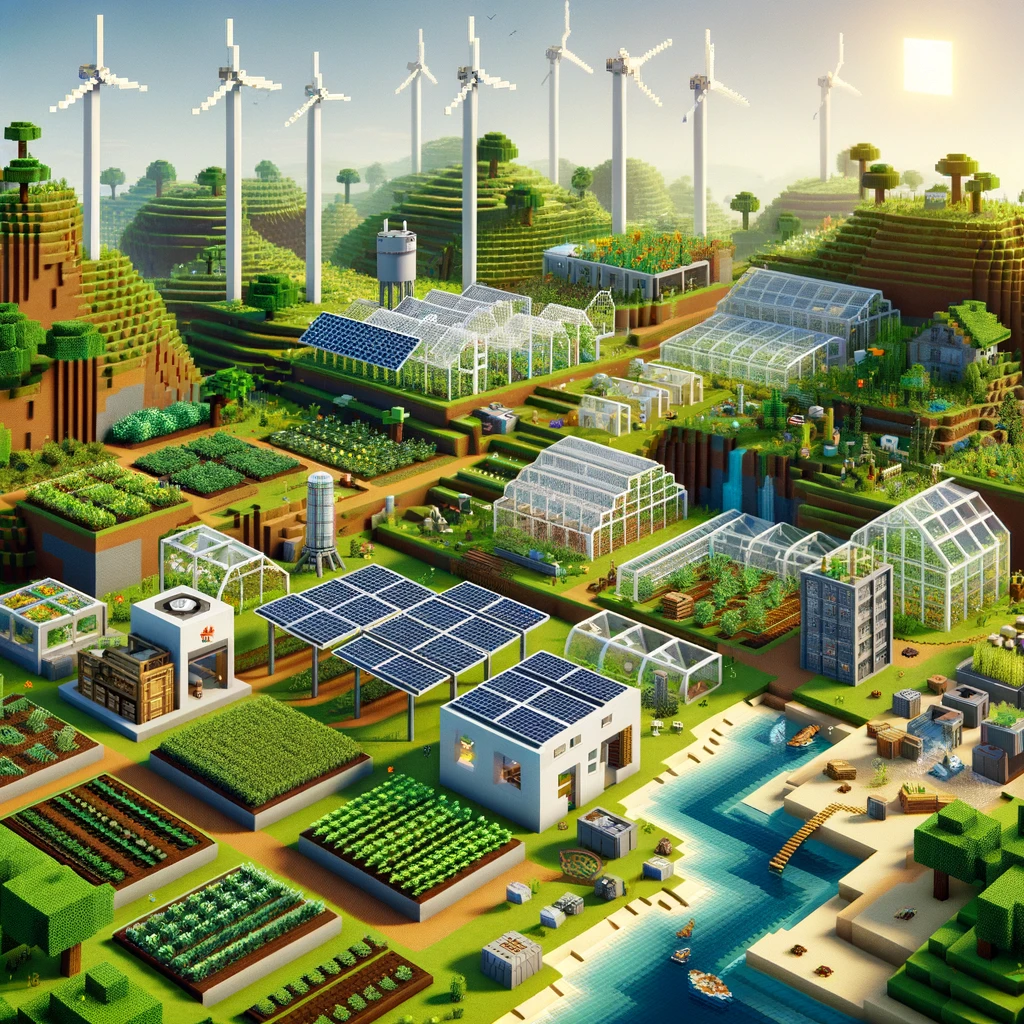 Minecraft eco builds