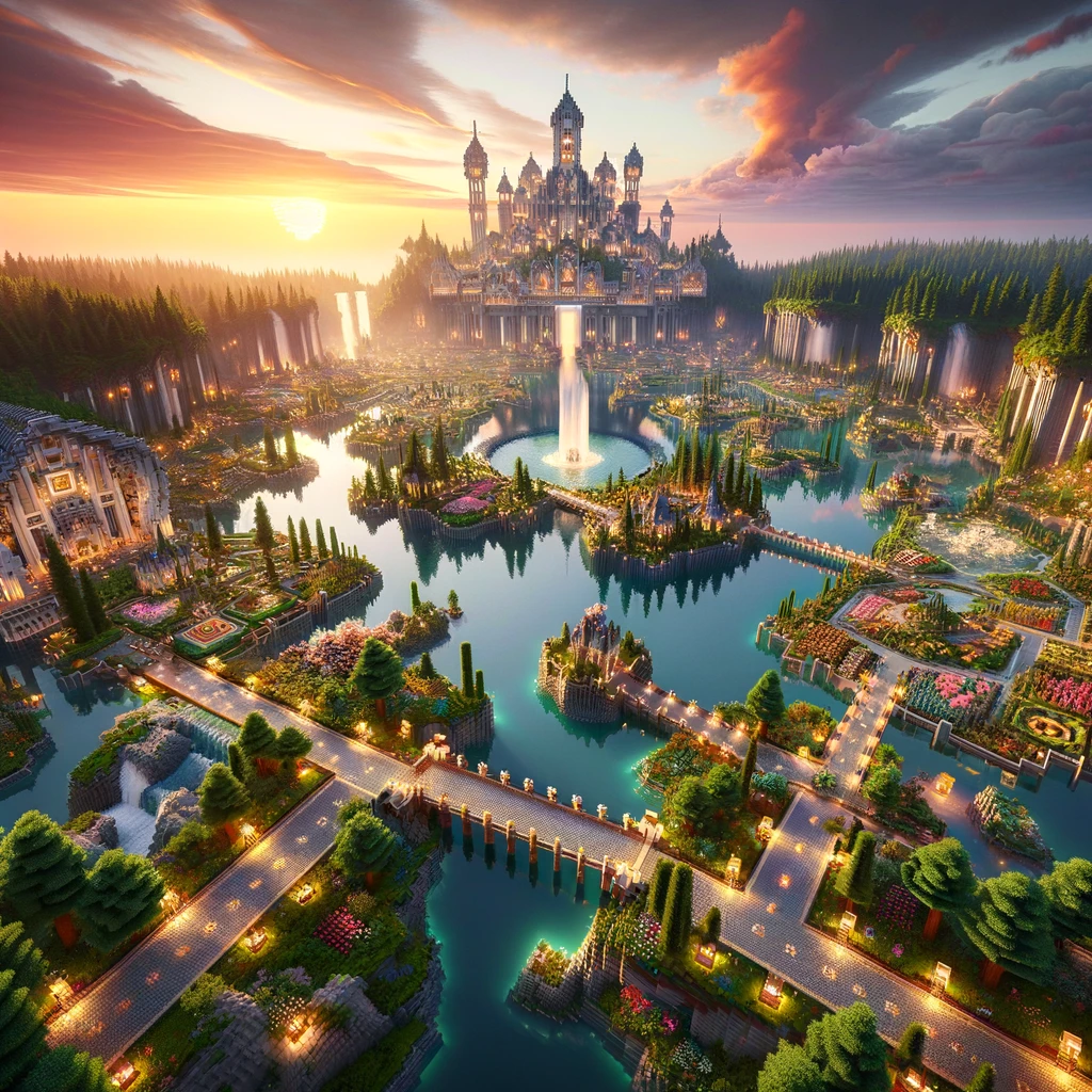 Minecraft landscape design