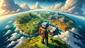 Minecraft map exploration