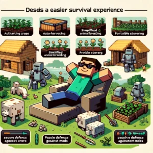 Minecraft mods for easy survival