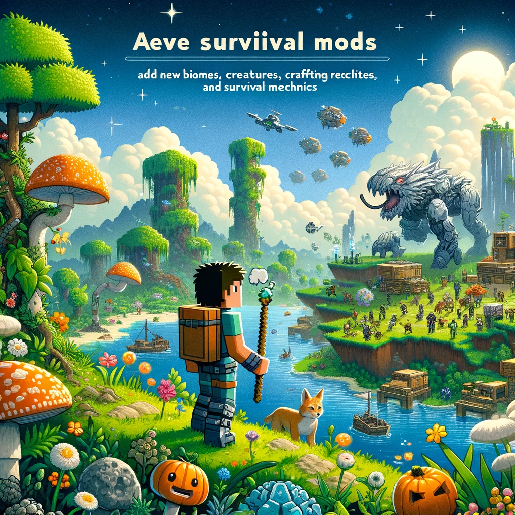 Minecraft mods for survival