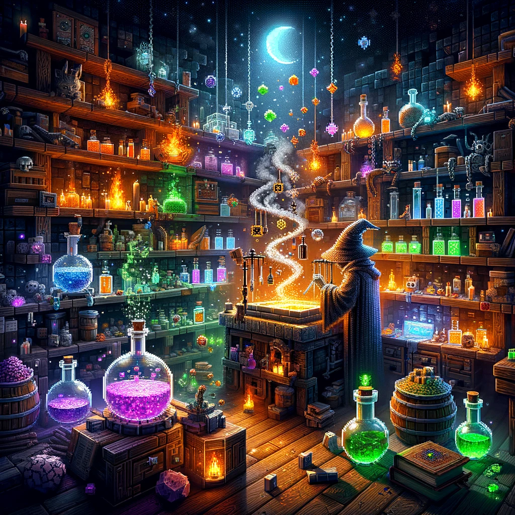 Minecraft potion making