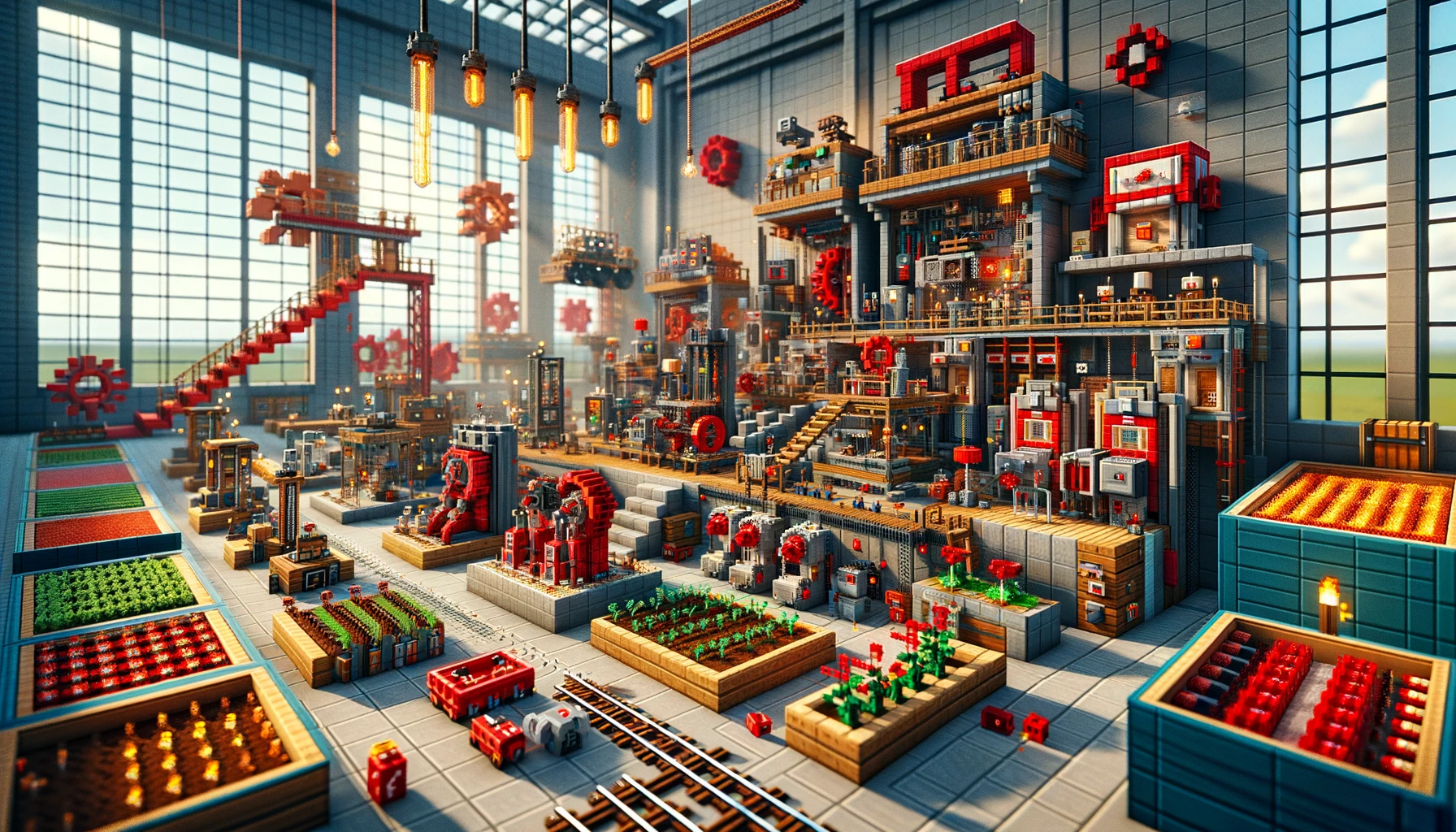 Minecraft redstone creations