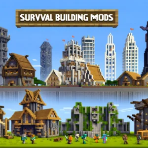 Minecraft survival building mods
