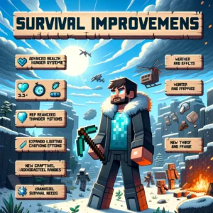 Minecraft survival improvement mods