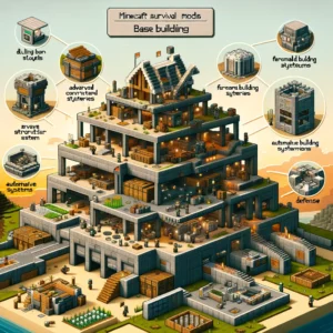 Minecraft survival mods for base building