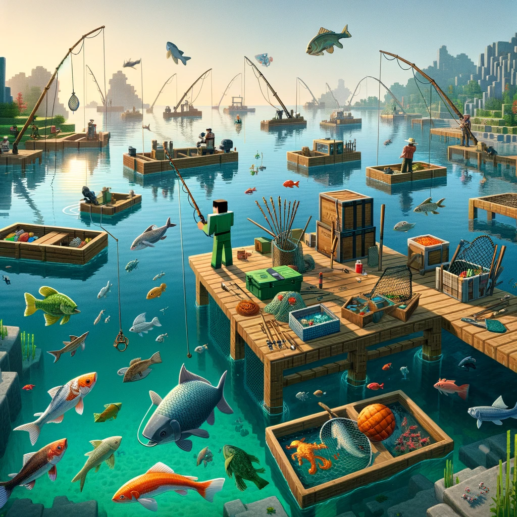Minecraft survival mods for fishing