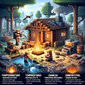 Minecraft survival mods for survival skills enhancement