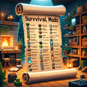 Minecraft survival mods list