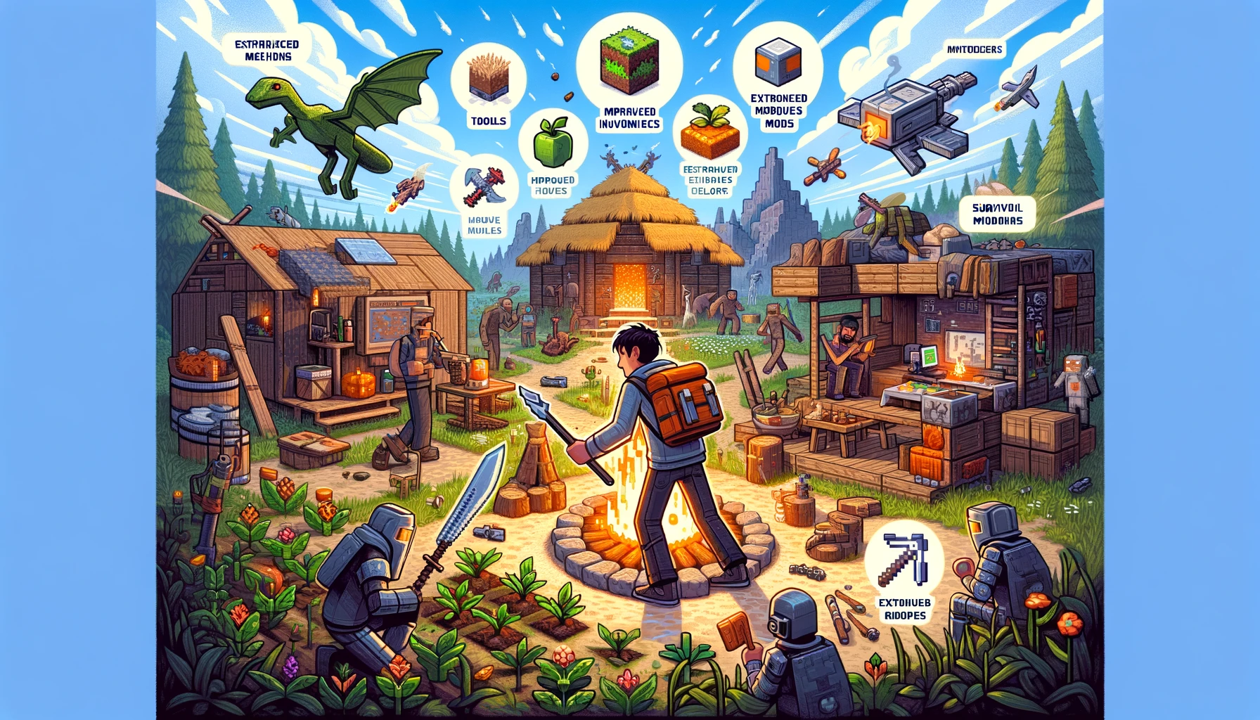 Minecraft survival mods
