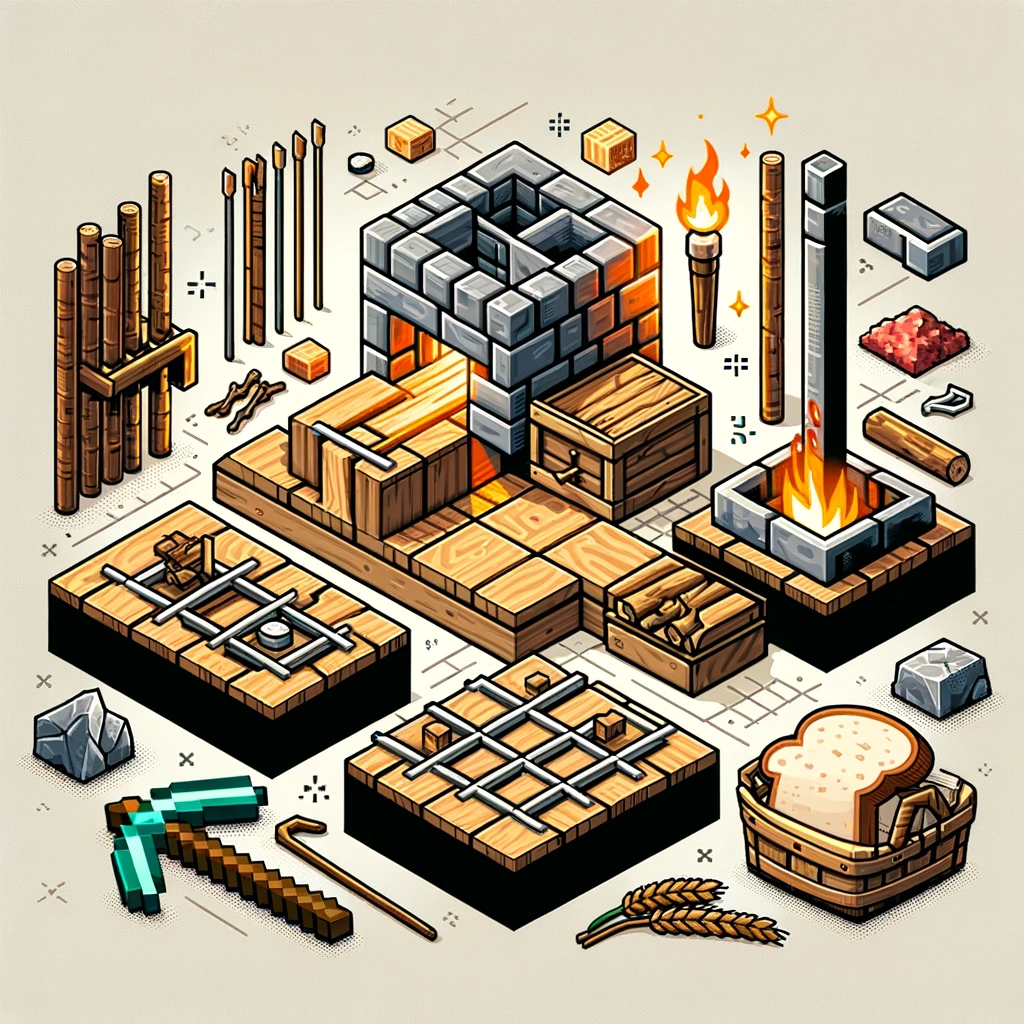 Minecraft survival recipes