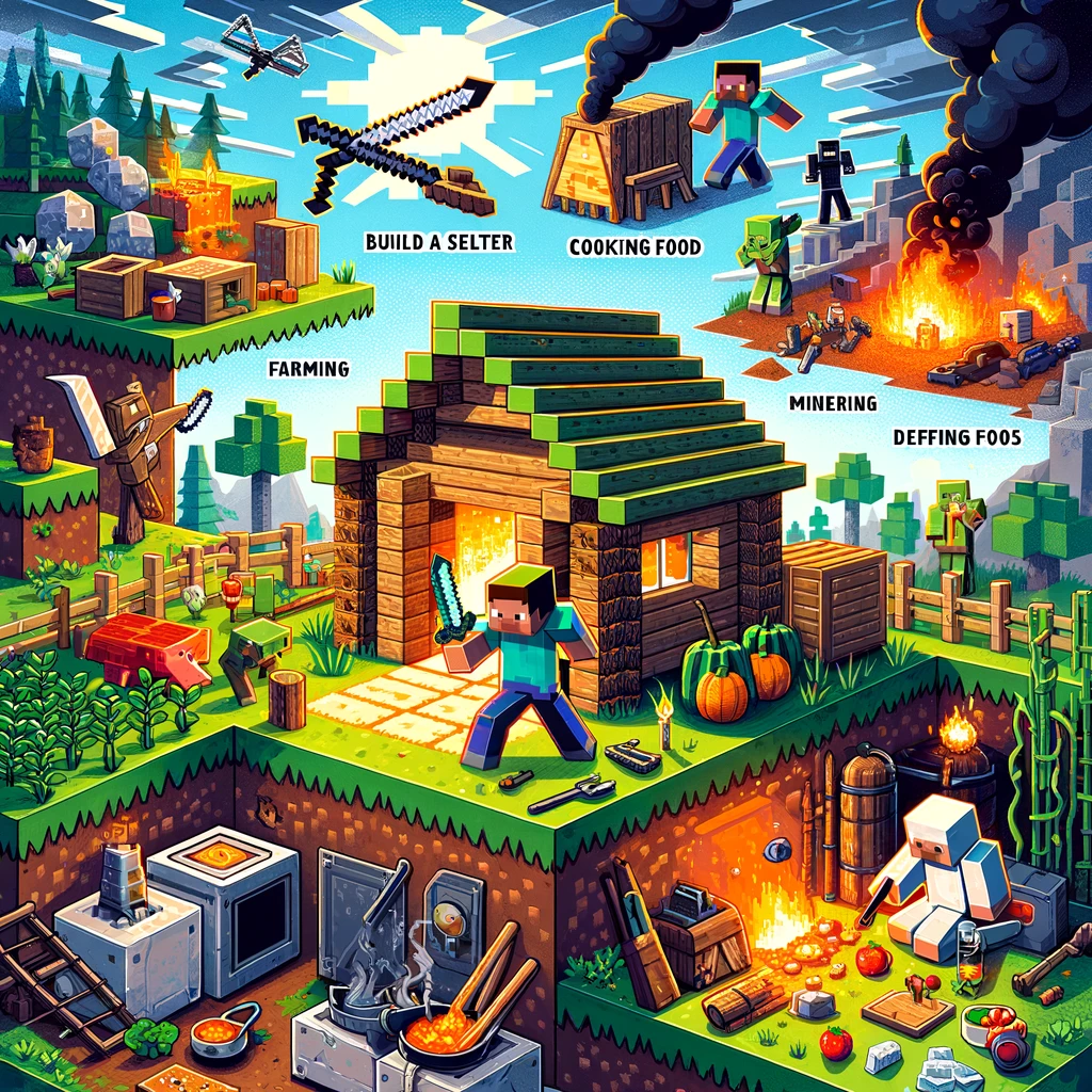 Minecraft survival skills