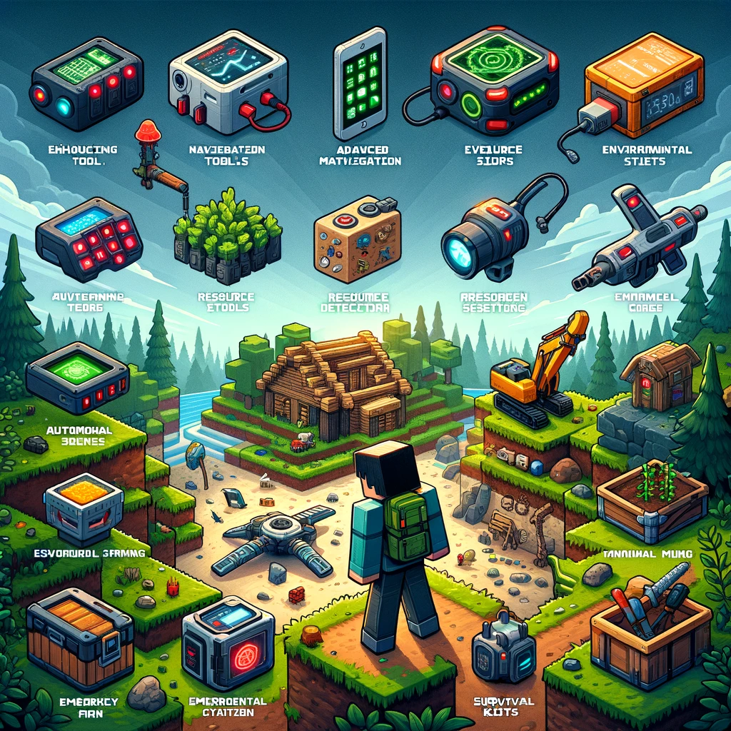 Minecraft survival utility mods