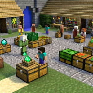 Minecraft villager trading