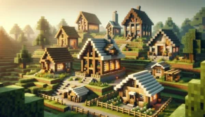 Simple Minecraft houses