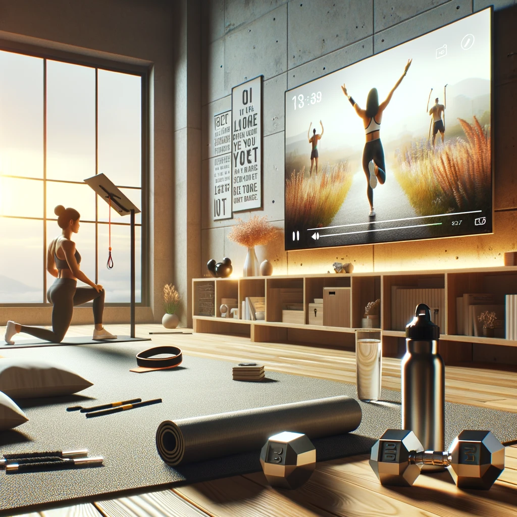 How to set up a home workout routine