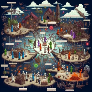 Detailed Terraria NPC relationships