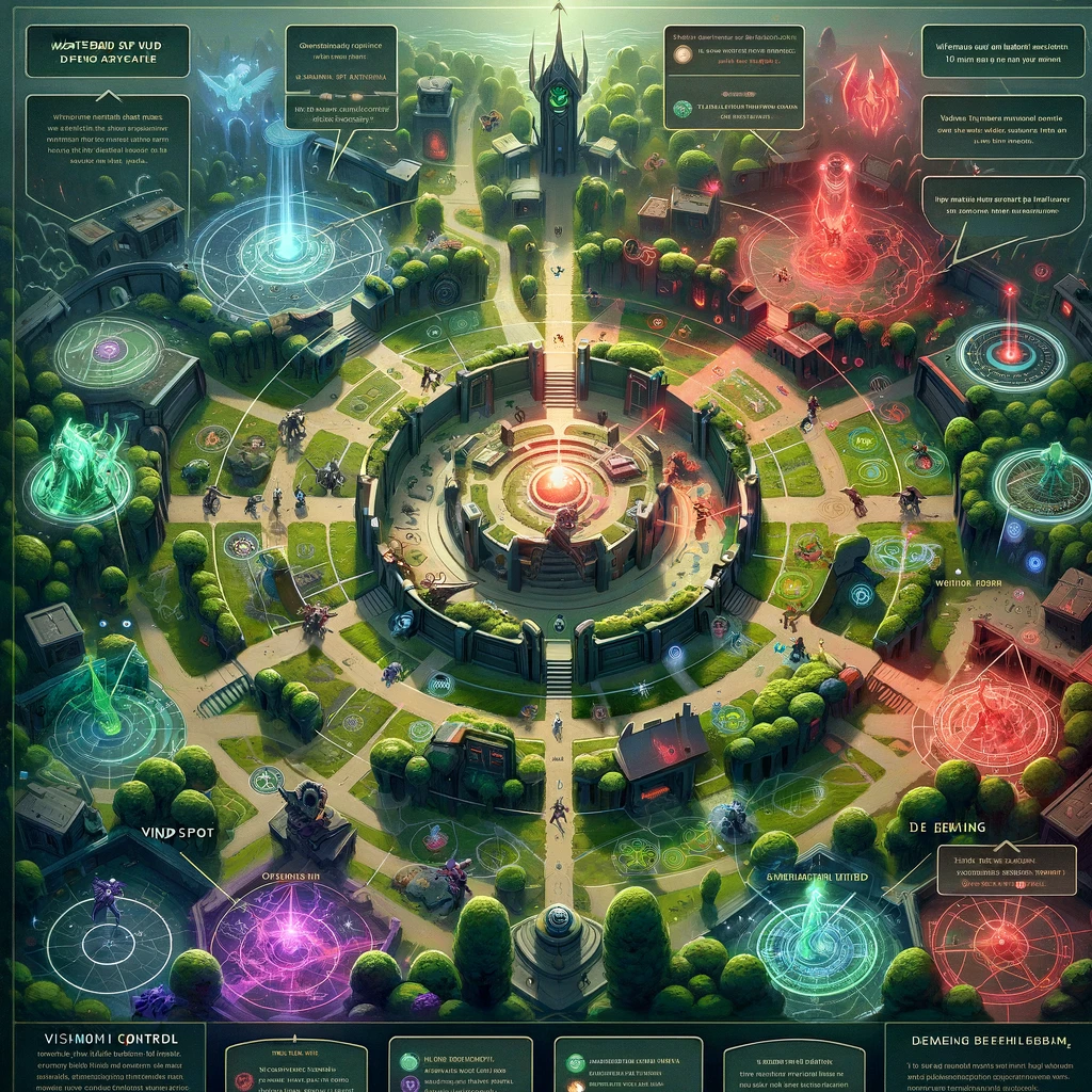 Dota 2 Mastering Vision Control for Strategic Advantage