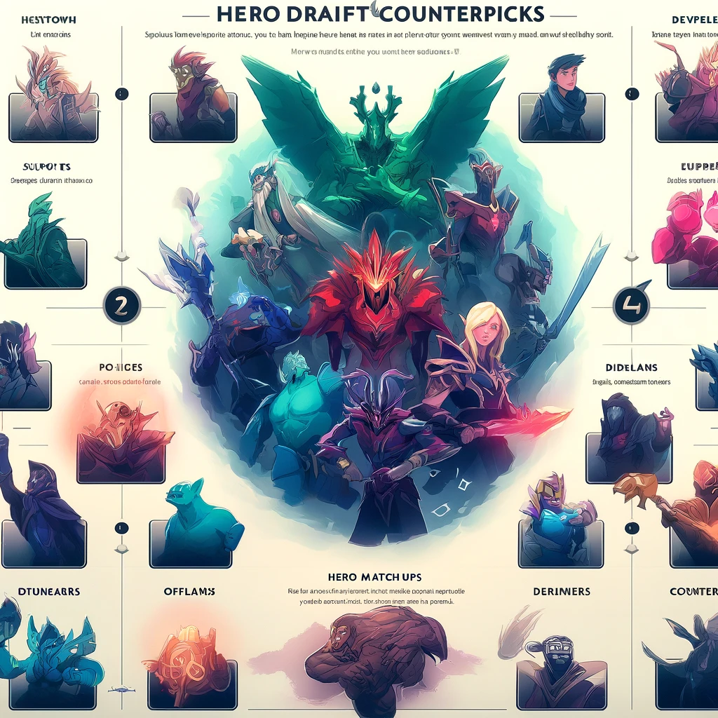 Dota 2 hero draft counterpicks