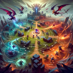 Dota 2 navigating through team fights