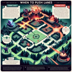 Dota 2 when to push lanes