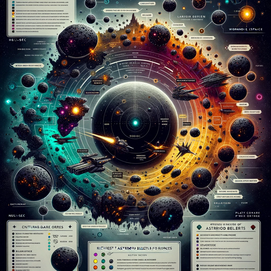 EVE Online asteroid belt locations