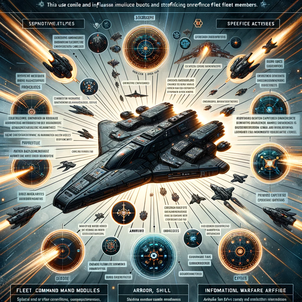 EVE Online fleet command modules