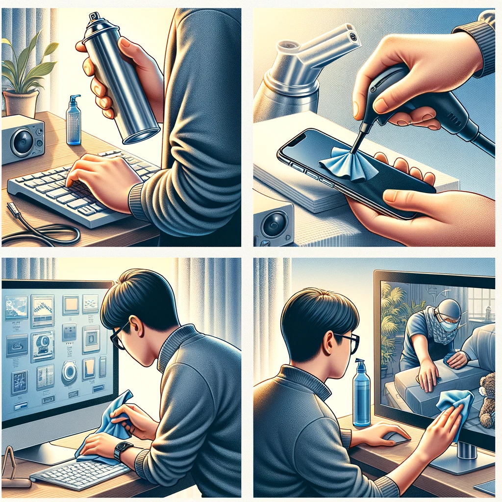 How to clean electronics