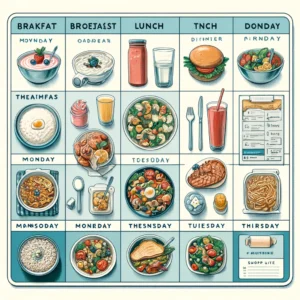 How to create a weekly meal plan