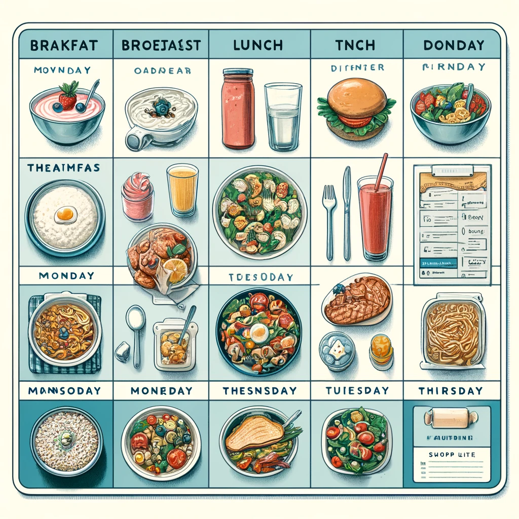 How to create a weekly meal plan