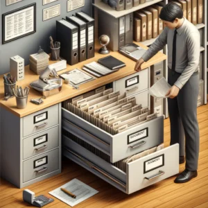 Organizing home documents